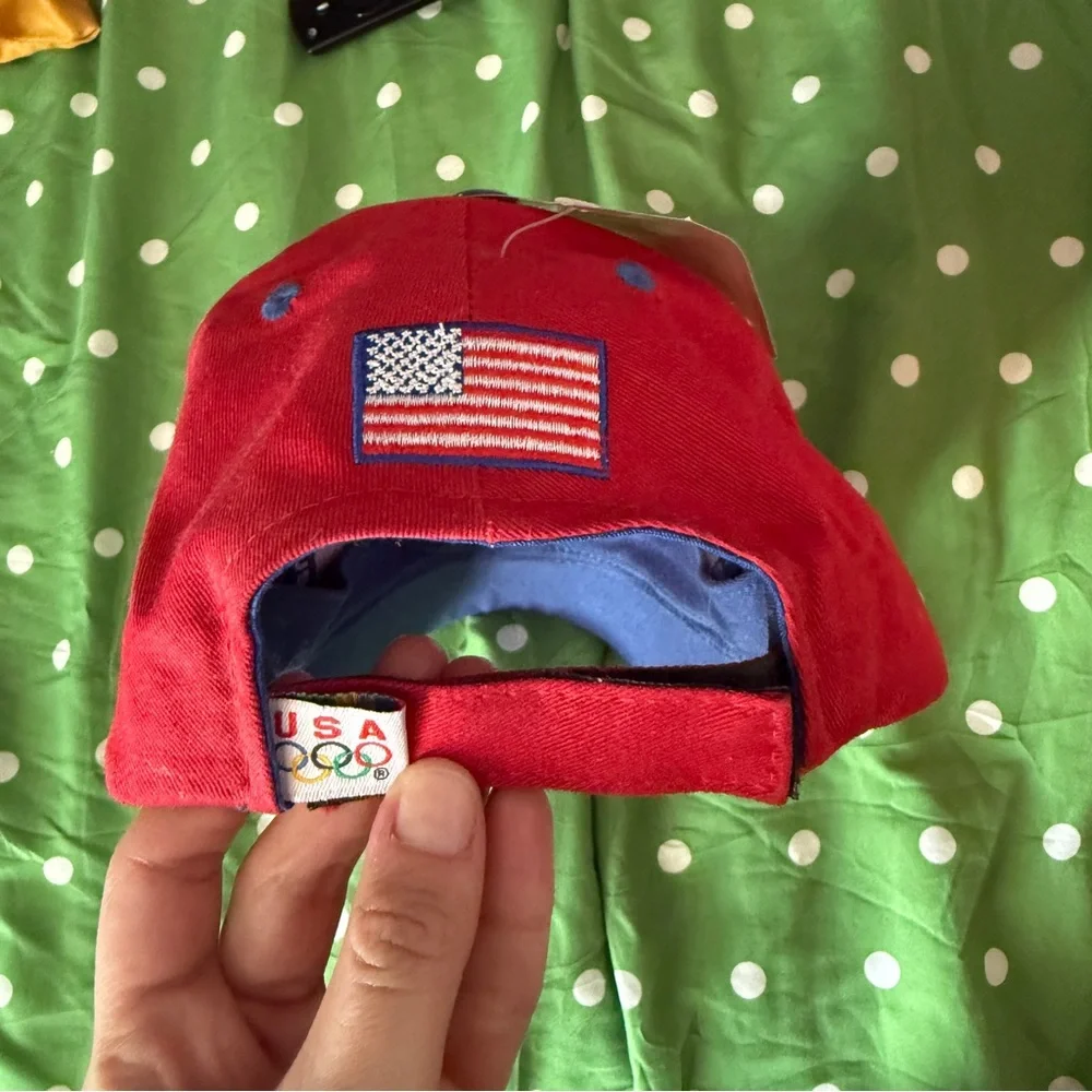 Olympic Team USA Red White & Blue Baseball Hat Cap - Picture 3 of 6